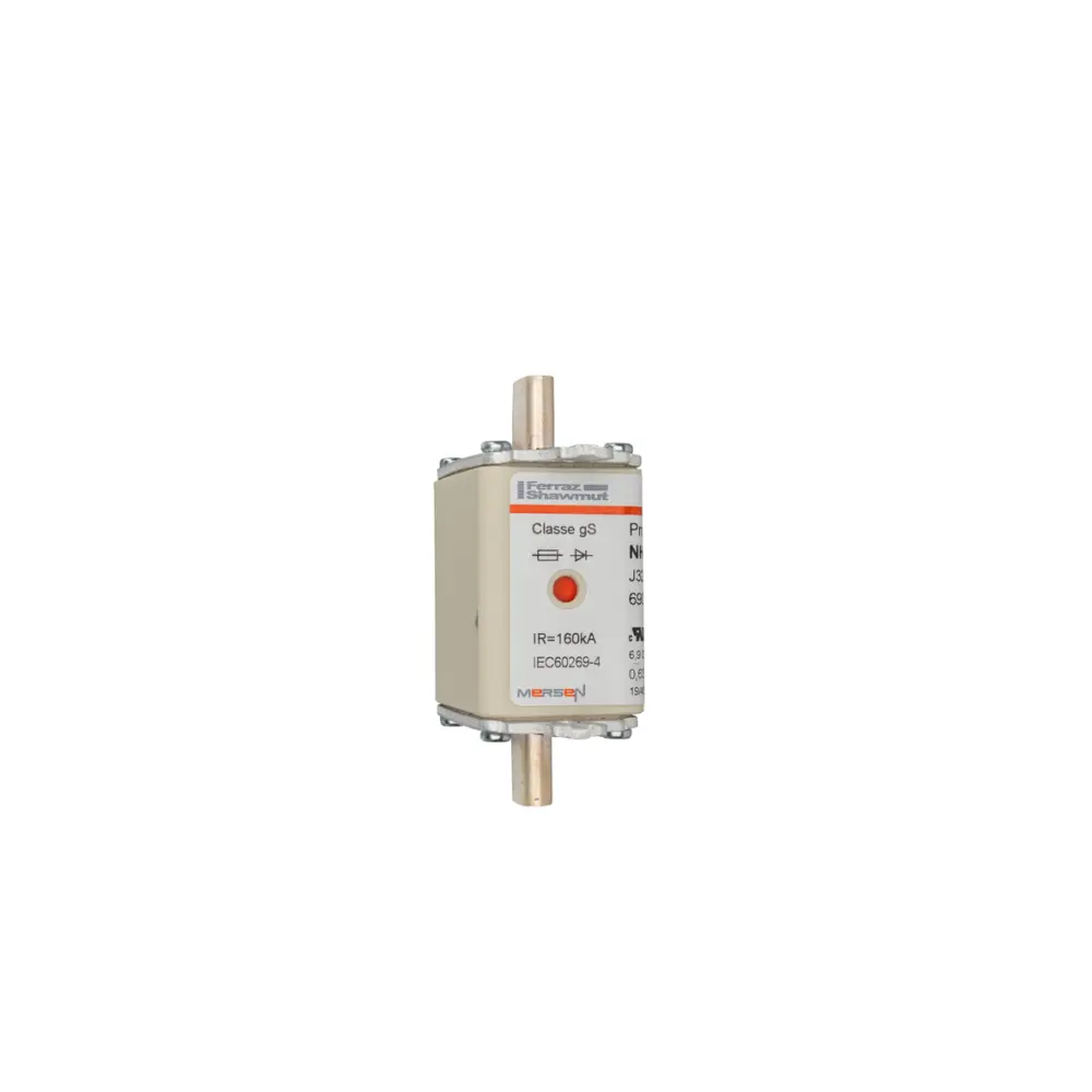 Fusible NH Mersen, NH00, gS, 690V ac, 160A, FF, DIN 43653, IEC 60269-4 | J322169
