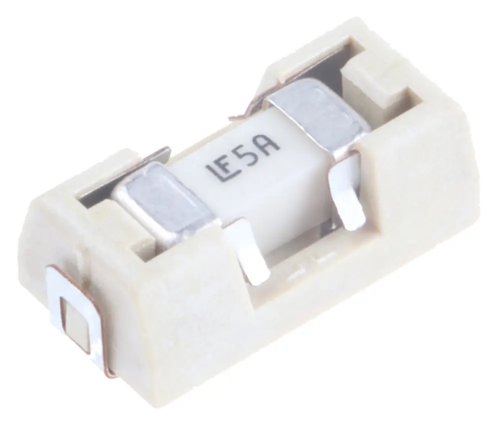 Portafusibles, Littelfuse, 0154005.DR, 5A 125V ac/dc