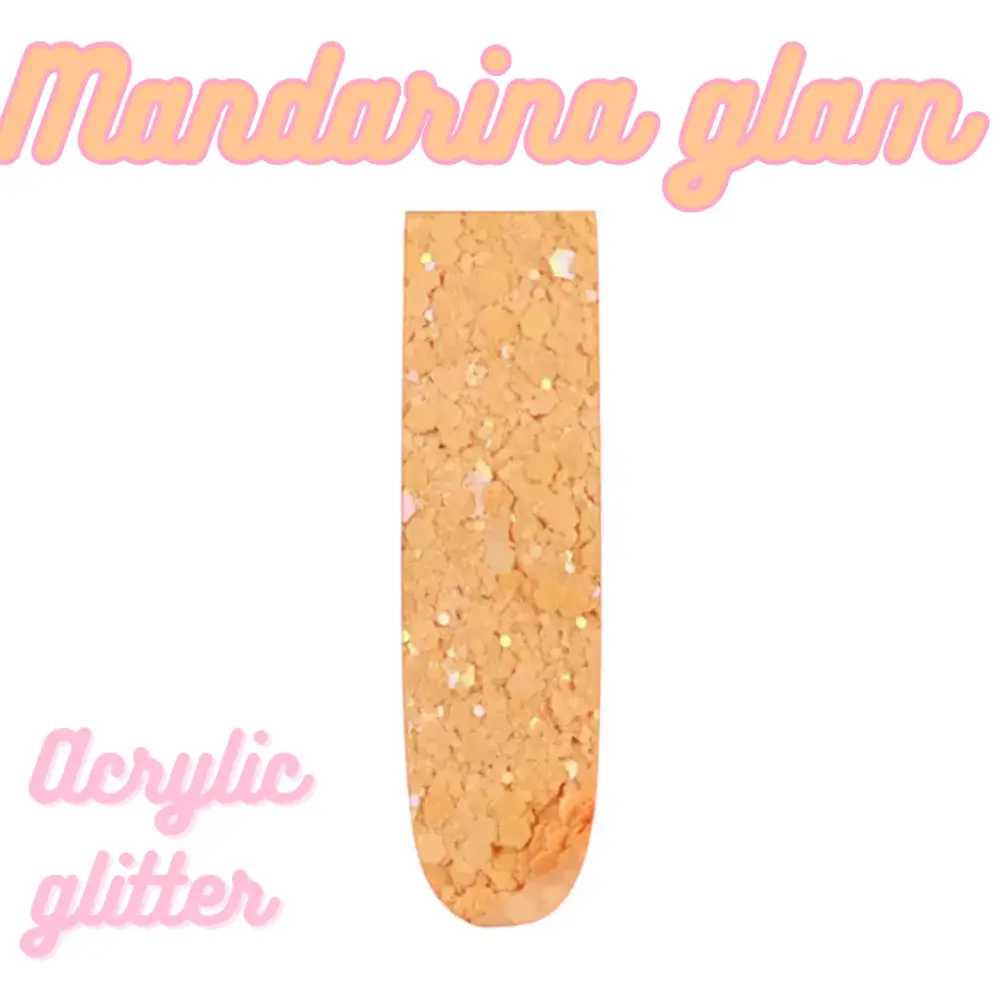 Acrílico Mandarina glam20g con Baterí de Larga Duración