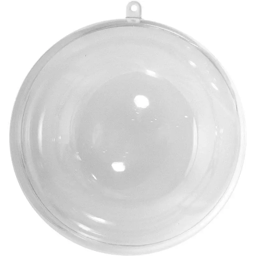Bola transparente cristal 040mm dos partes 2240204