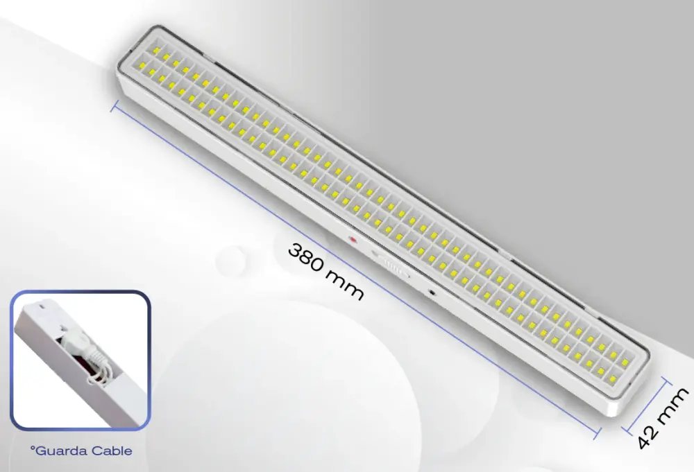 Certificado CE Lampara de Emergencia Recargable 90 Leds