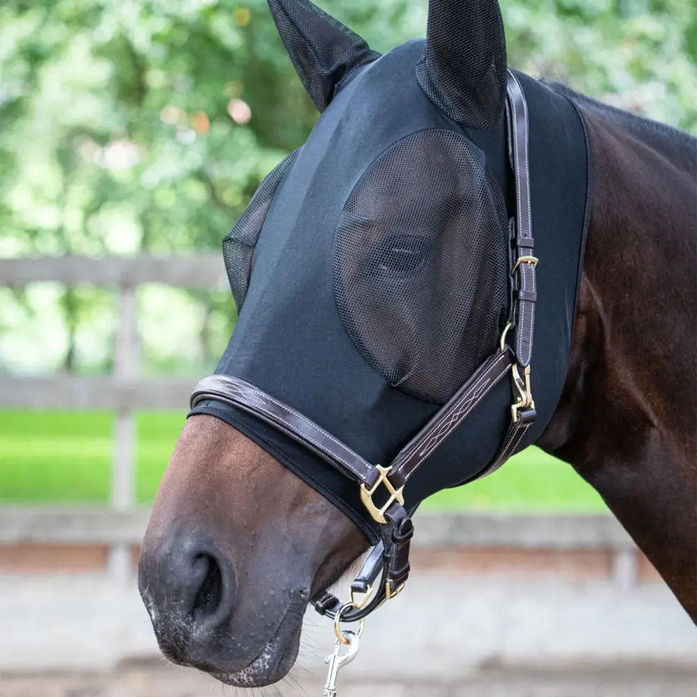 Fly Mask SkinFit Ears Ébano XL