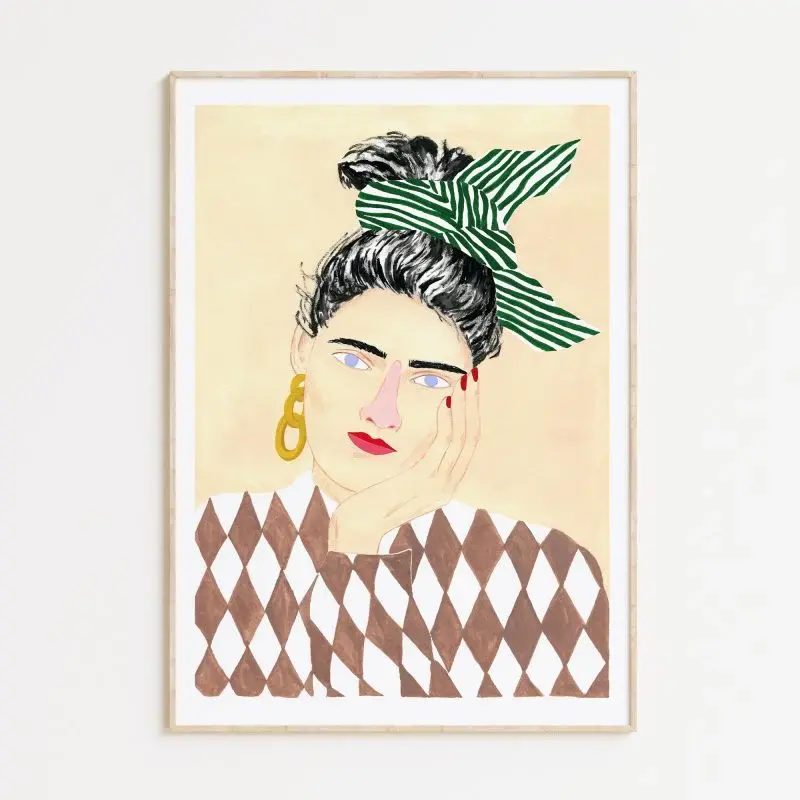Gafas para Asistentes ILUSTRACIÓN - Depeapá, Mujer de ojos azules