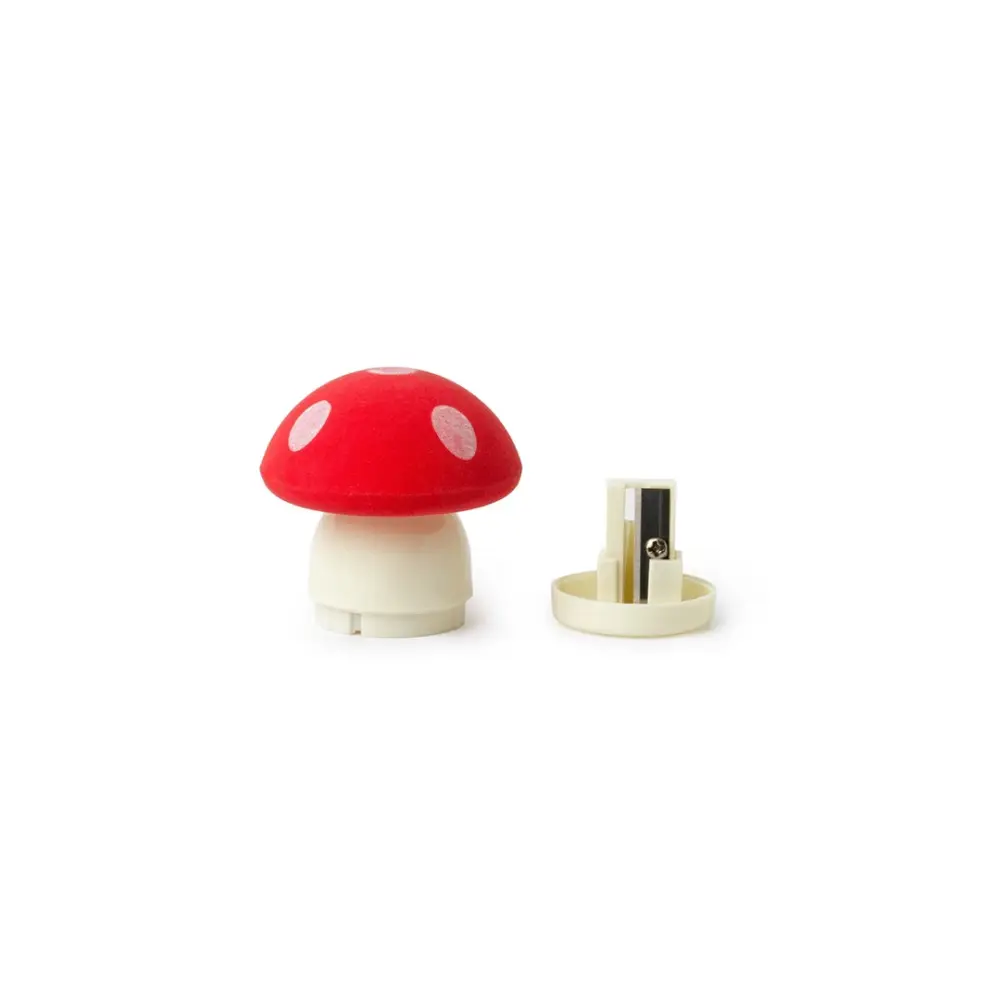 Gomme Taille-Crayon - Champignon Rouge Estilo Futurista