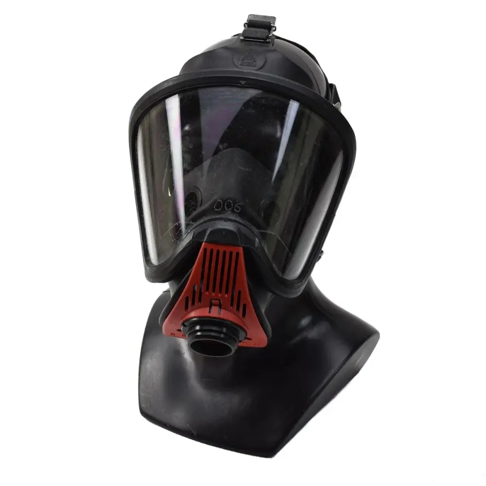 Máscara de cara completa MSA Auer Ultra Superior Black Wide View Mask de gas en Marco Ultraligero