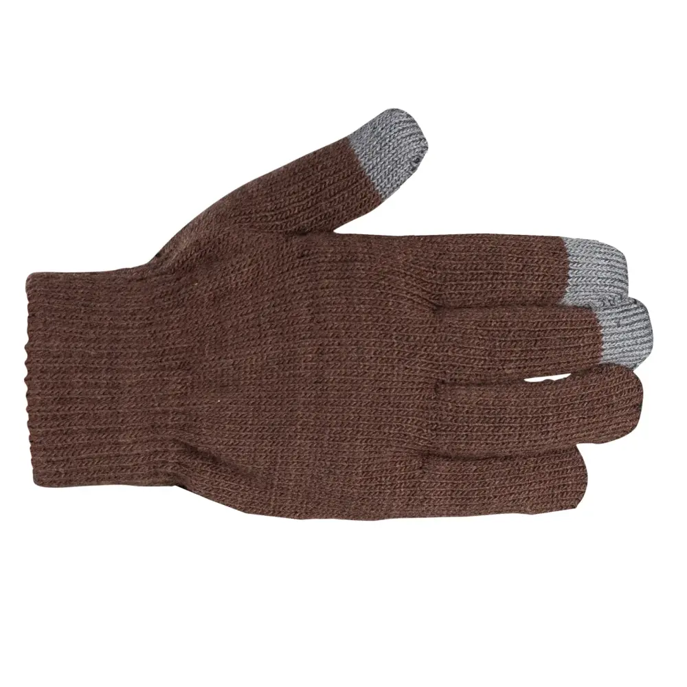 Perri Touch-Screen Magic Riding Gloves Dark Marrón Kids