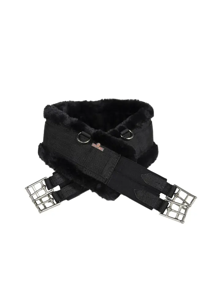Sheepskin Girth black/black 57"