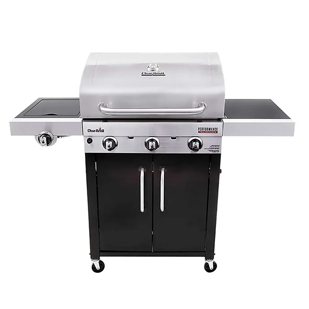 Asador de Gas Char-Broil Performance de 3 quemadores TRU-Infrared Alta Fidelidad