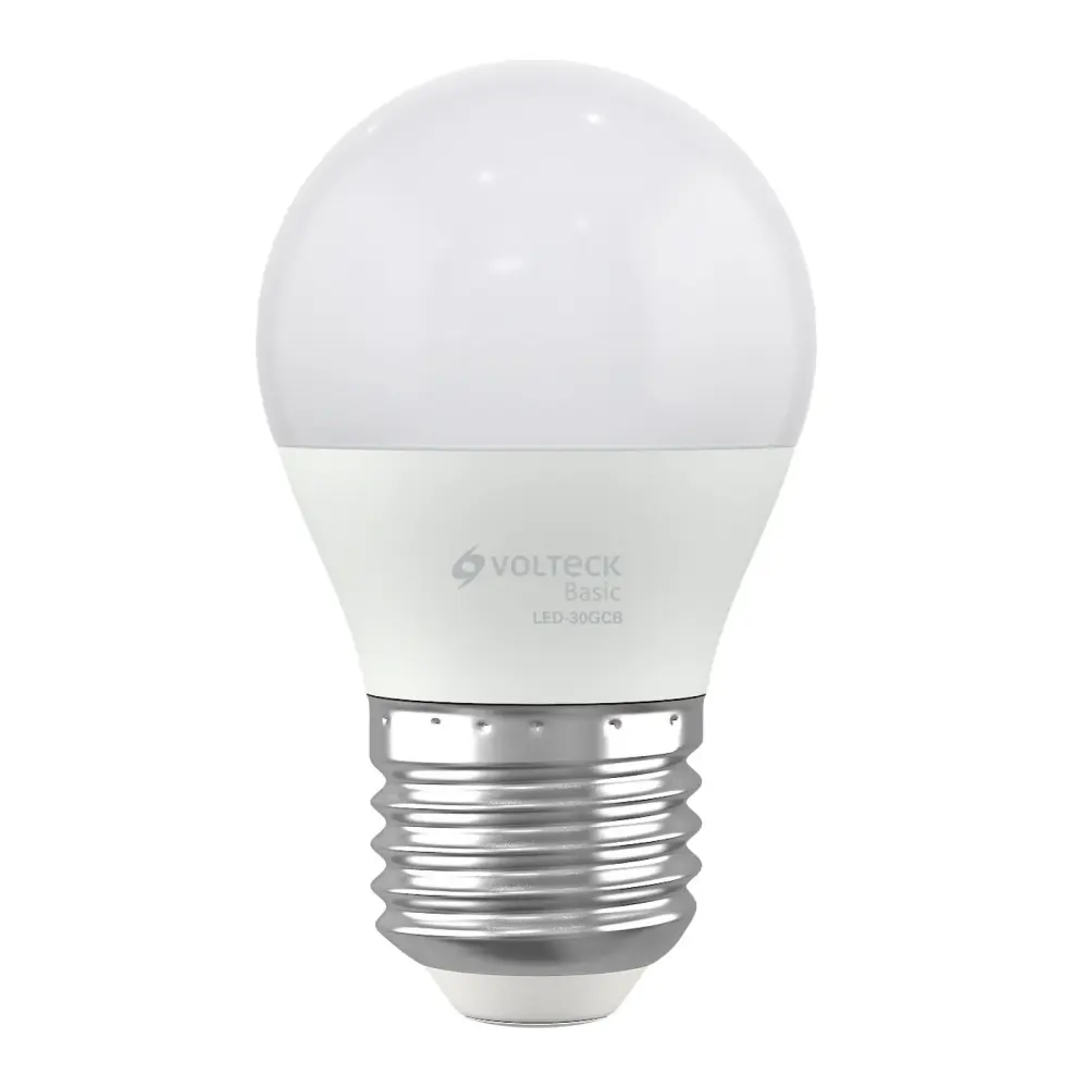 Lámpara de LED, A19, 3 W, luz calida, Volteck Sencillo Fácil Conexión