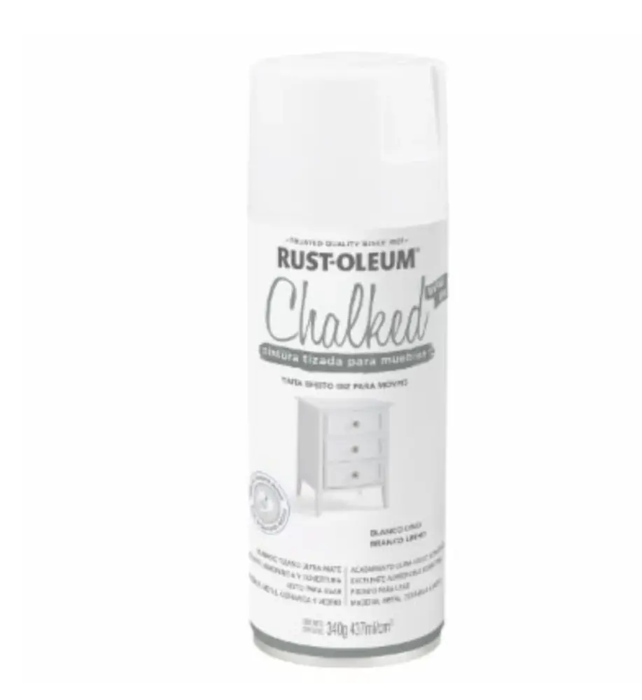 Pintura en aerosol tizada Blanco Lino 340g Fácil Conexión