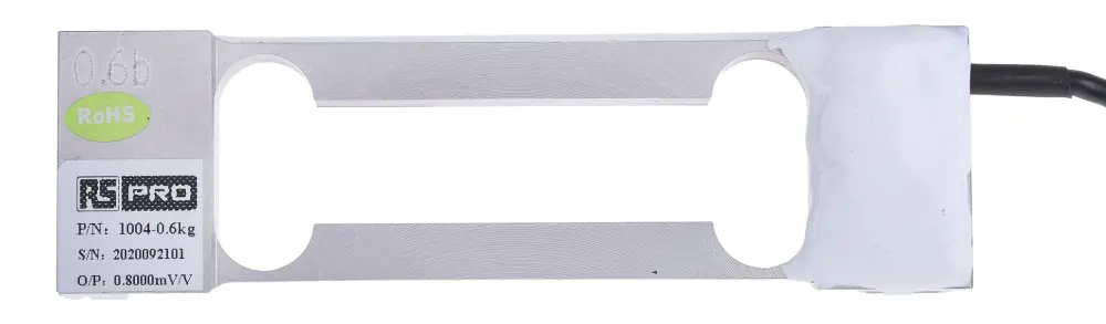 Célula de carga , 0.6kg, carcasa de Aluminio, 110 x 10 x 33 mm