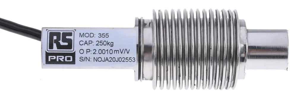 Célula de carga , 250kg, carcasa de Acero inoxidable, 120 x 20 mm