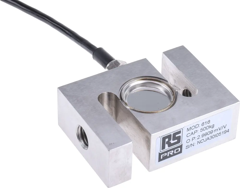 Célula de carga , 500kg, carcasa de Acero inoxidable, 54 x 25,4 x 76 mm