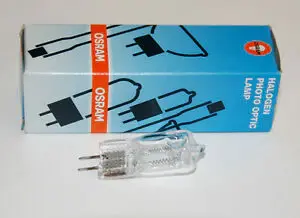 2 PIN FOTO 230v 200w Gx6.35 64505 OSRAM con Adaptador para Smartphone