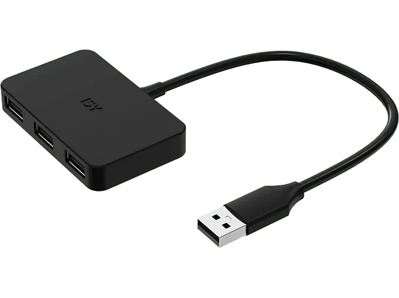 Alta Velocidad ISY Hub USB 4 Ports USB- 2.0 Noir (IHU 1002)