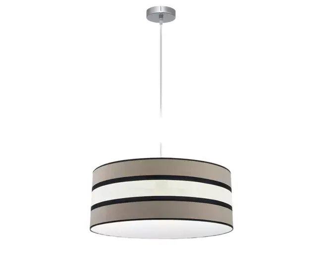 colgante metal color cromo serie karla 60cm
