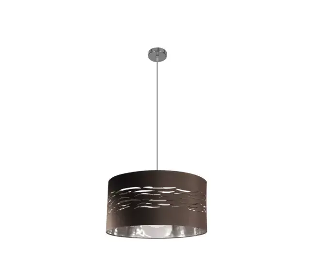 colgante metal color marron serie niebla 40cm