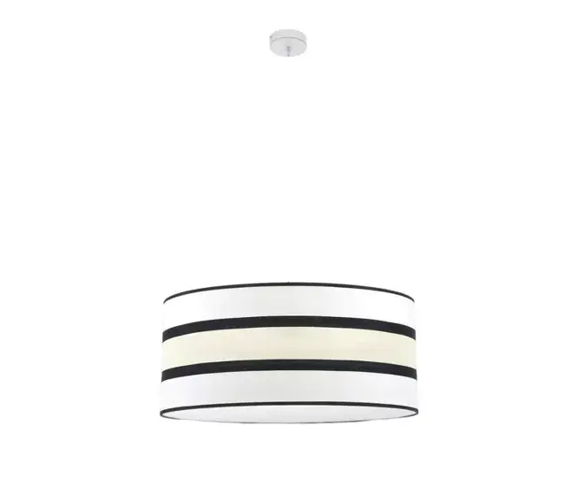 colgante metálico color blanco serie karla 60cm