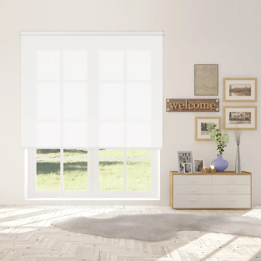 Estor enrollable traslúcido shape blanco 90 x 190cm