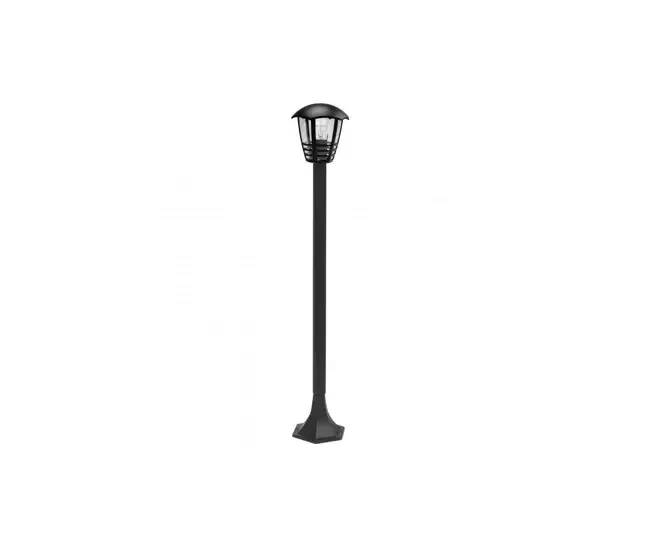 farola para jardin aluminio color negro serie alnilan 18cm