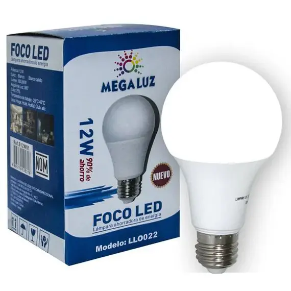 FOCO DE LEDS 12 WATTS MEGALUZ LED B12W01