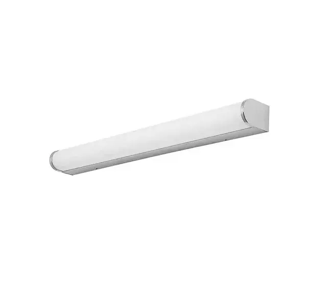plafon metálico color cromo serie lungo 60cm