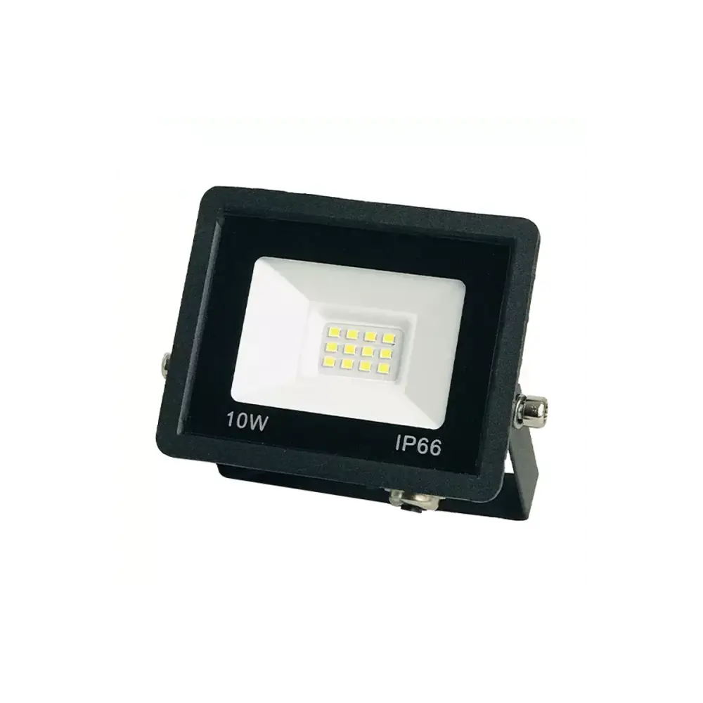 Proyector LED delgado 10w blanco frío 6000k ip66 exterior