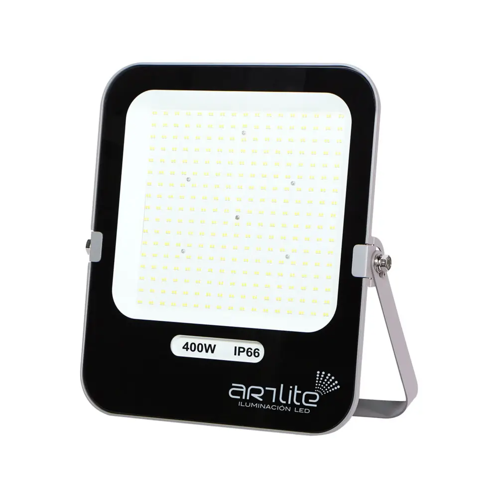 REFLECTOR LED SMD 400W EFICIENCIA 125LM/W 50000LM 90-277VCA EXTERIOR IP66 BLANCO FRESCO 6500K ARTLITE ARE-026