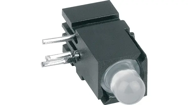 Indicador LED para PCB 90º Mentor verde y rojo, 1 LED, 2,2 V, mont. pasante | 2814.2831