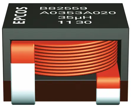 Inductor de montaje en superficie bobinado EPCOS, 1,5 μH, ±10%, núcleo de Ferrita, apantallado ERU20, SRF:2MHZ, 50A | B...