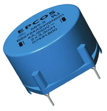 Bobina de arresto EPCOS, 27 mH ±30%, Ferrita, Idc:1.4A, Rdc:460mΩ, 250 V ac | B82724A2142N001