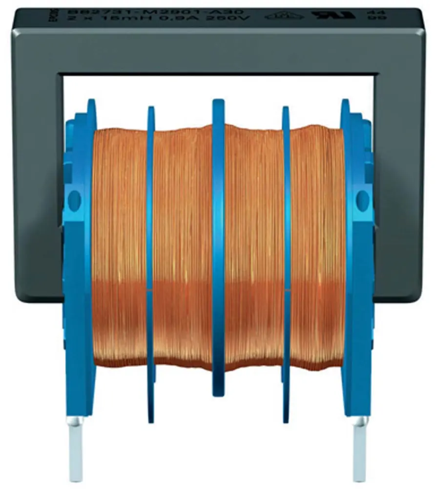 Bobina de arresto EPCOS, 47 mH -30 → +50%, Ferrita, SRF máxima:10kHz, Idc:500mA, Rdc:2Ω, 250 V ac | B82731M2501A030