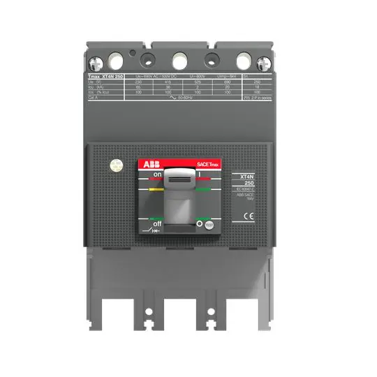 Disyuntores de caja moldeada MCCB ABB, 3 Polos, Montaje fijo, SACE Tmax XT, XT4S | 1SDA068174R1 XT4S 250 BLOC FF