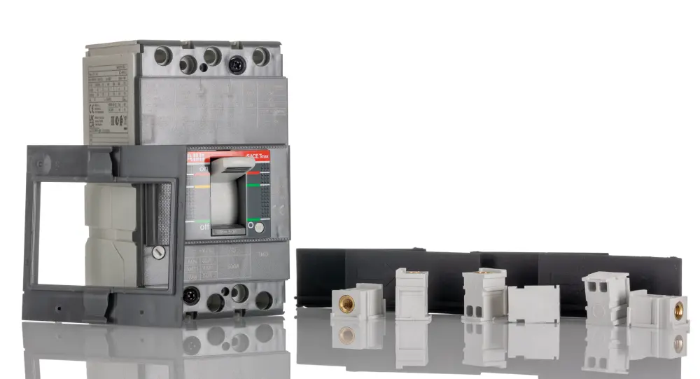 Disyuntores de caja moldeada MCCB ABB, 3 Polos, 50A, Capacidad de Ruptura 40 kA, Montaje fijo, SACE Tmax XT, XT1C | 1SDA06...