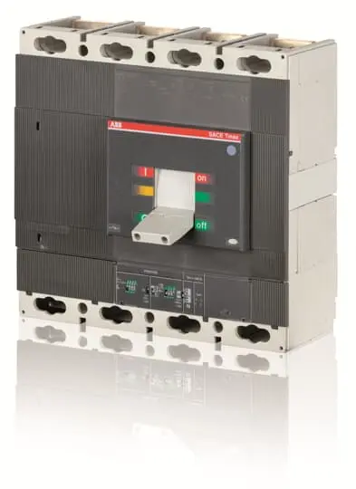 Disyuntores de caja moldeada MCCB ABB, 4 Polos, 800A, Montaje fijo, T máx. SACE, T6S | 1SDA060283R1 T6S800 FF PR221-LS/I ...