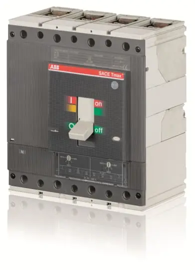 Disyuntores de caja moldeada MCCB ABB, 4 Polos, 400A, Montaje fijo, T máx. SACE, T5N | 1SDA054478R1 T5N400 FF TMA 400A