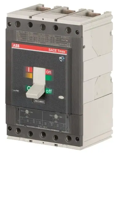 Disyuntores de caja moldeada MCCB ABB, 3 Polos, 400A, Capacidad de Ruptura 70 kA, Montaje fijo, T máx. SACE, T5N | 1SDA05...