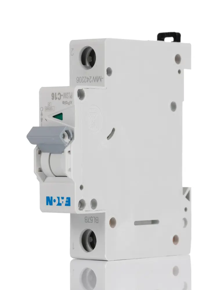 Interruptor automático 1P, 16A, Curva Tipo C, Poder de corte 10 kA PLSM-C16-MW, xPole, Montaje en Carril DIN | 242206 PLS...