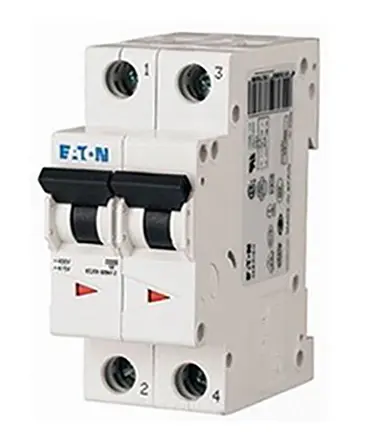 Interruptor automático 2P, 20A, Curva Tipo C, Poder de corte 10 kA, xEffect, Montaje en Carril DIN | 102211 FAZ-C20/2-RT ...