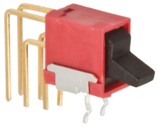 Interruptor de balancín, Contacto DPDT, On-(On), 400 mA, No, Negro