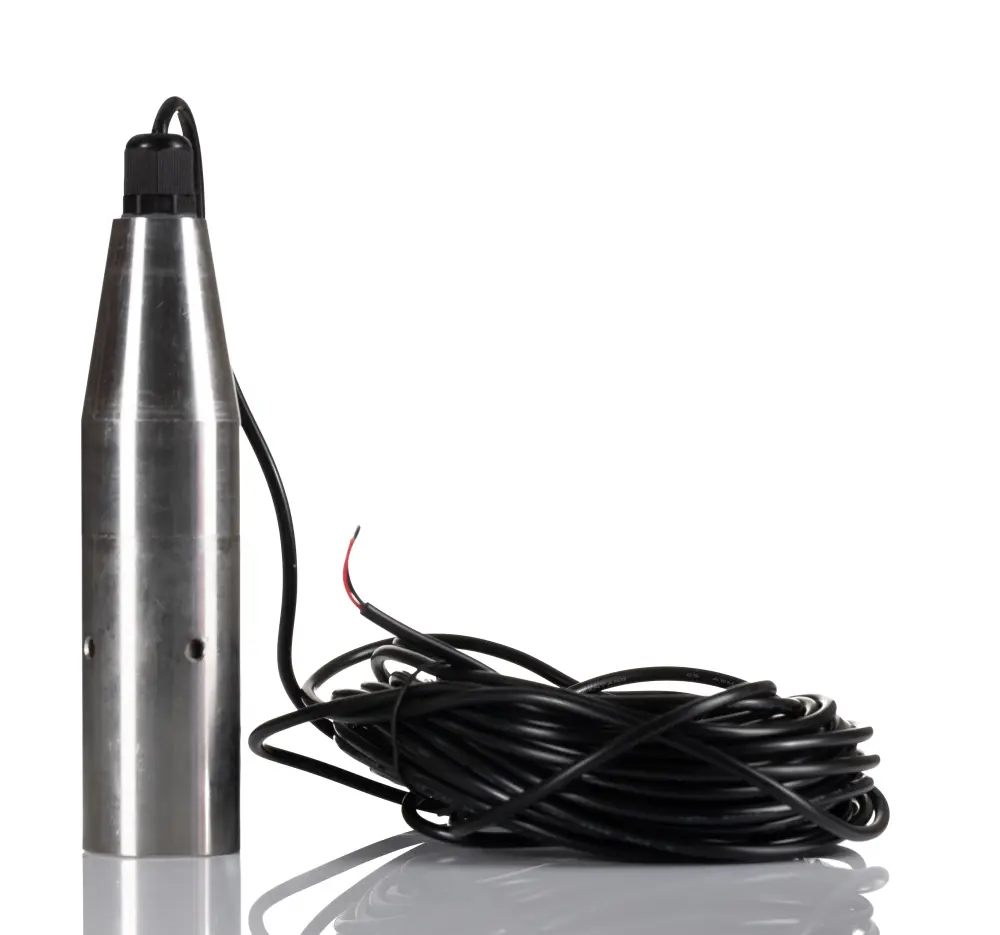 Interruptor de flotador de Acero inoxidable, con salida NA, 1 , cable de 300mm, montaje Vertical