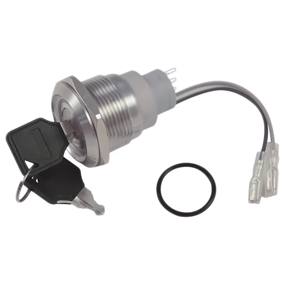 Interruptor de llave, IP40, SPDT, 5 , 2 vías, -20 → +55°C
