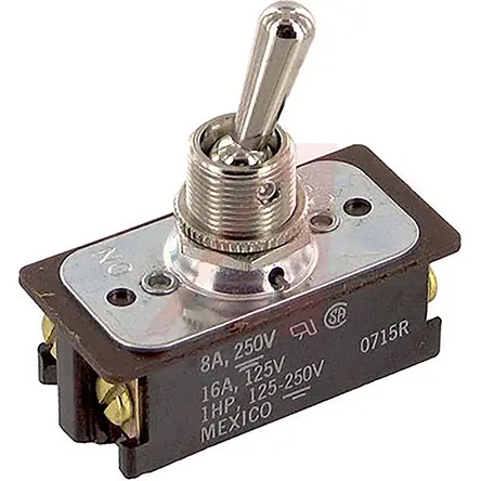 Interruptor de palanca DPST, Funcionamiento On-Off | DK284-73 Carling Technologies