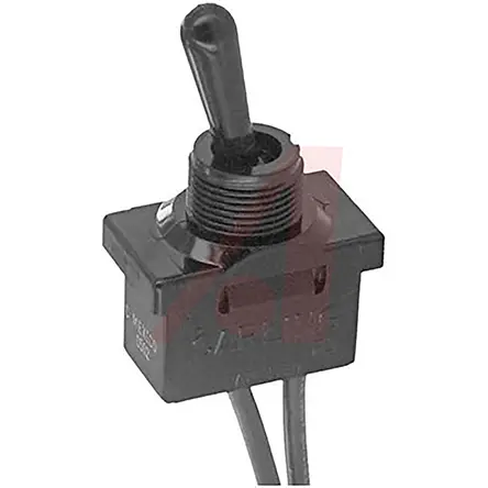 Interruptor de palanca SPST, Funcionamiento On-Off, No | DA105-BB-B Carling Technologies