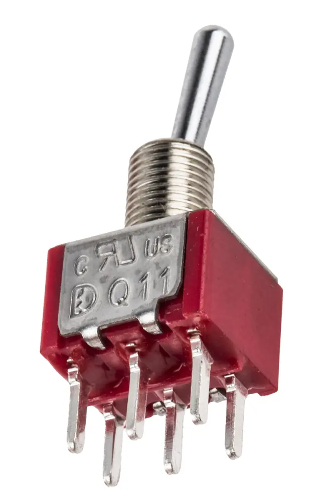 Interruptor de palanca DPDT, Funcionamiento On-Ninguno-Off