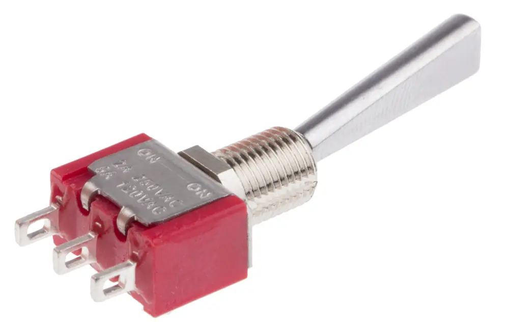 Interruptor de palanca SPDT, Funcionamiento On-On