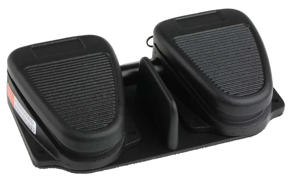 Interruptor de Pedal Clipper, Contacto SP-CO, IP20, Hierro Fundido, 20 250 V ac, 250V, Funcionamiento Momentáneo