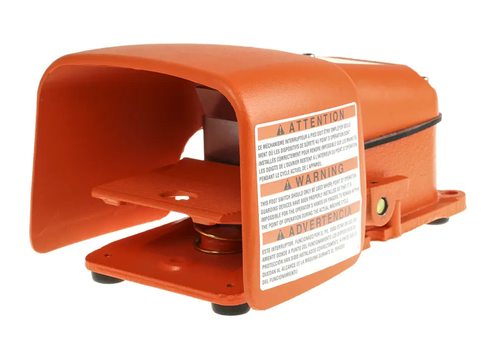 Interruptor de pedal, Contacto SP-CO, IP56, Hierro Fundido, 20 250 V ac, 250V, Funcionamiento Momentáneo