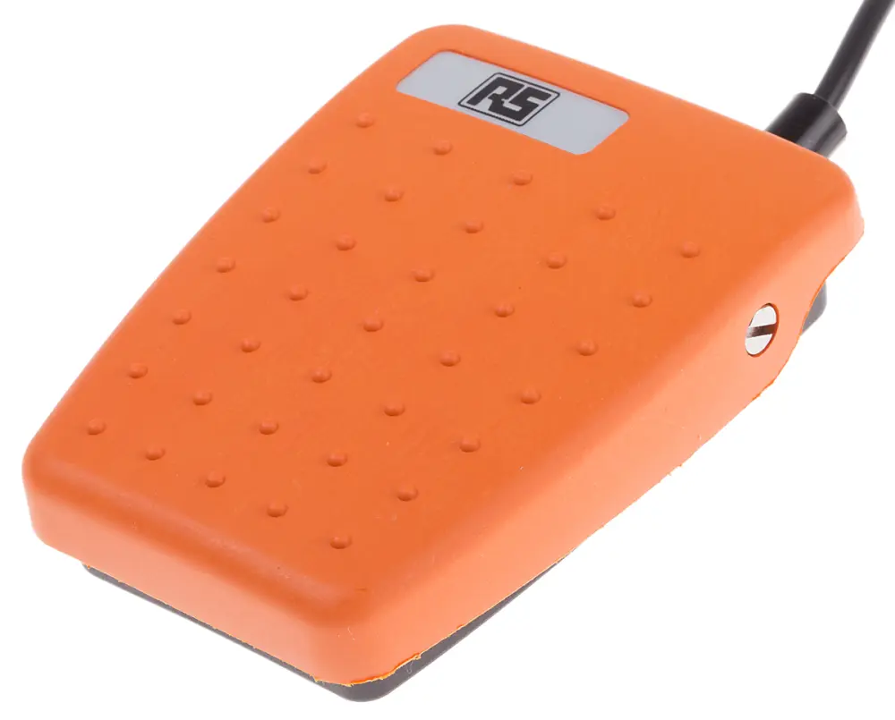 Interruptor de pedal, Contacto SP-CO, IPX7, Termoplástico, 1,75 , 24V, 24V, Funcionamiento Momentáneo