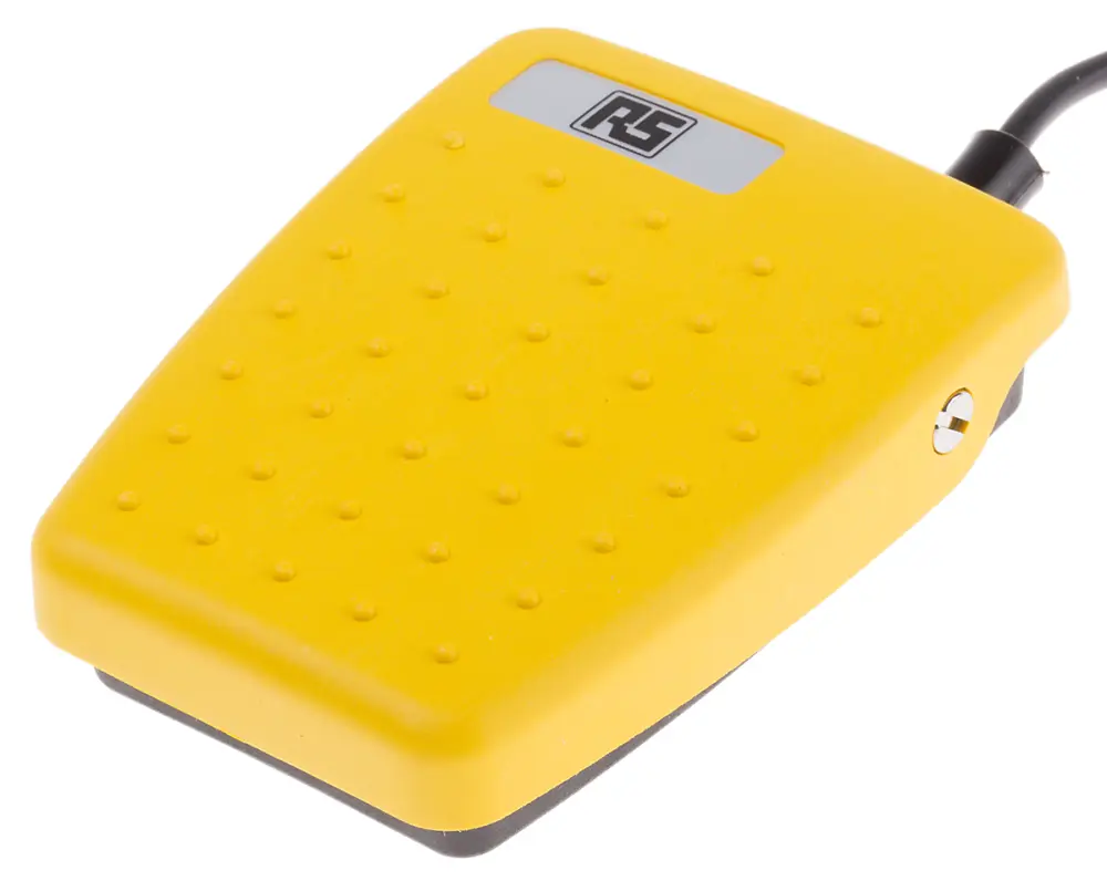 Interruptor de pedal, Contacto SP-CO, IPX7, Termoplástico, 1,75 , 24V, 24V, Funcionamiento Momentáneo